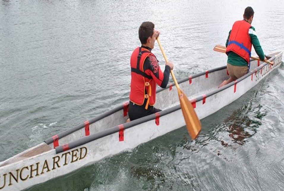 Canoe paddling